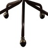 TiramisuBest Black Leather Swivel Office Chair: Comfortable, Durable & Mobile - 3 of 4