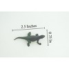 Gray's Monitor Lizard, Rubber Reptile, Hand Painted, Educational, Realistic, Model, Replica, Toys, Kids, Gift,   2 Inches.    WR43 B197 - 3 of 4