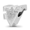 Black Bow Jewelry Sterling Silver West Virginia Mountaineers NCAA Bead Charm - 4 of 4