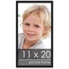 PosterPalooza | Modernist Black Picture Frame - UV Acrylic, Foam Board Backing, Hanging Hardware - 2 of 4