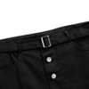 Girls Cute Ruffle Skirt with Belt Button Elastic Waist Knee Length - 4 of 4