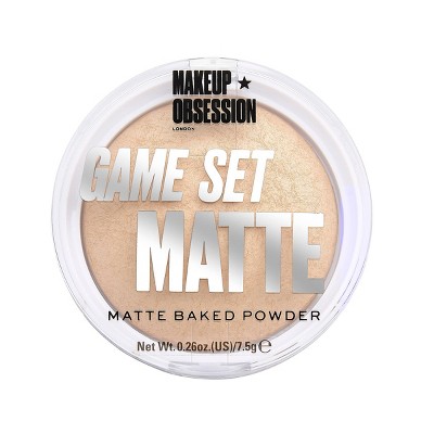 matte powder makeup