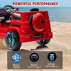 12V Licensed Mercedes-Benz G63 Kids Ride On Car, Electric Vehicle w/Remote, LED Lights, Seatbelt, MP3/USB/Bluetooth - 4 of 4
