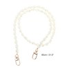 Unique Bargains Irregular Faux Pearl Handbag Strap White 1 Pc - 2 of 4