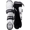 Mylec MK5 Street & Roller Hockey Full Shin Pads, Lightweight Foam Rubber, Breathable Mesh, Velcro Straps, Hard Front Shell - 1 Pair - 2 of 4