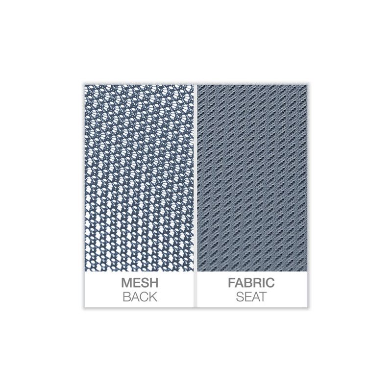 Workspace by Alera Mesh Back Fabric Task Chair, Supports Up to 275 lb, 17.32" to 21.1" Seat Height, Seafoam Blue Seat/Back, 2 of 8