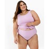 Lime Ricki Women's Lilac High-Waist Bottom - 3 of 4