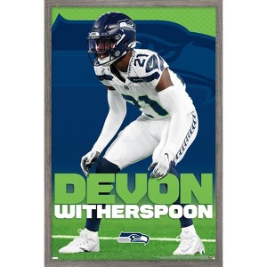 Trends International NFL Seattle Seahawks - Devon Witherspoon 24 Framed Wall Poster Prints - 1 of 4