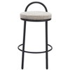 Zuo Sisal Counter Stool (Set of 2) Beige Tweed - 4 of 4