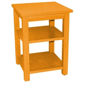 HomeRoots 28" Yellow Solid Wood Nightstand - 1 of 4