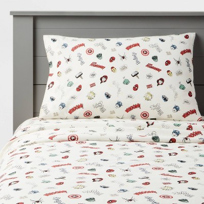 Marvel Icons Kids' Sheet Set - The Marvel Collection by Pillowfort™