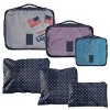Racxily 9Pcs Clothes Storage Bags Water-Resistant Travel Luggage Organizer Clothing Packing Cubes - 2 of 4