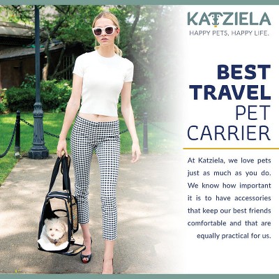 Olive Green Soft-Sided Rolling Airline Approved Pet Carrier