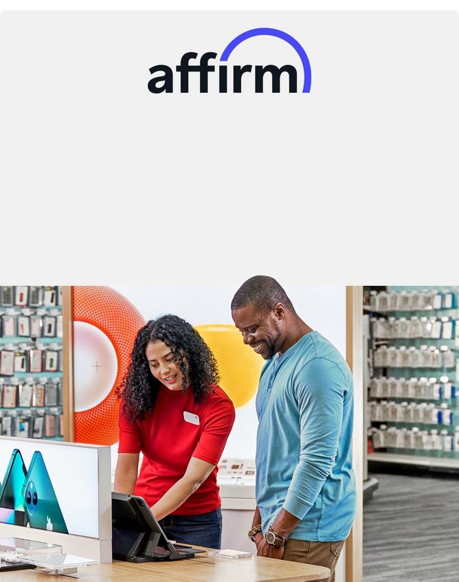 Affirm Logo and Lifestyle Image