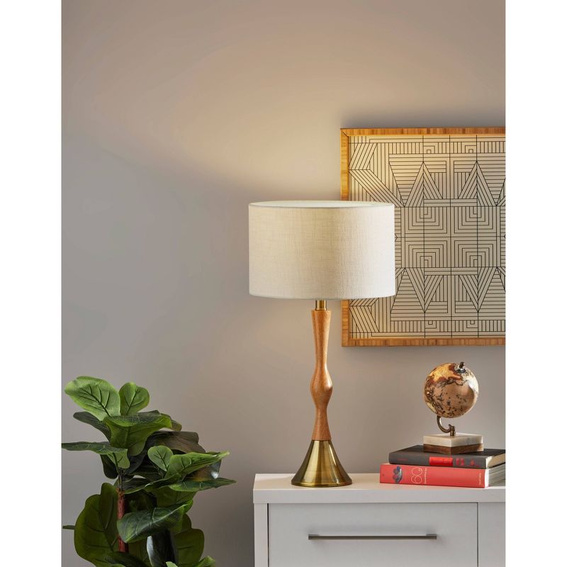 Eve Table Lamp Natural - Adesso, 3 of 8