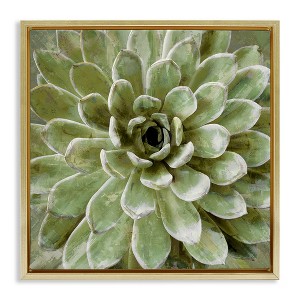 Stupell Industries Green Botanical Succulent Bloom, 18" x 18" - 1 of 4