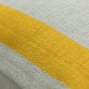 DEERLUX 16" Handwoven Cotton Throw Pillow Cover with Side Stripes, Yellow - 4 of 4