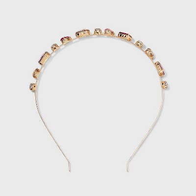 Rhinestone Headband - A New Day™ Pink/Gold