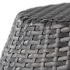 NicBex 19.25" Round Patio Rattan Side End Table with Iron Frame,Modern Weather-Resistant Outdoor End Table for Garden & Deck - 4 of 4