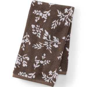 Lands' End Cotton Jacquard Hand Towel - 1 of 4