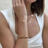 Adornia Tarnish Resistant 14k Gold Plated Pave Nail Bangle - 2 of 4