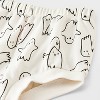 Baby 2pc Halloween Ghost Friends T-Shirt & Bloomer Set - Cat & Jack™ Black - 4 of 4