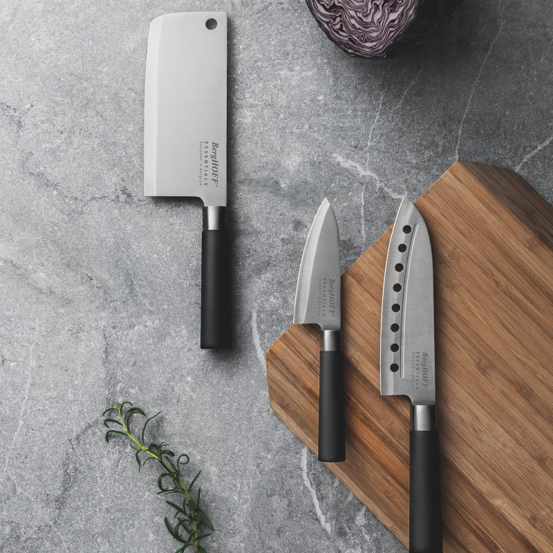 BergHOFF Essentials Stainless Steel Santoku Knives, PP Handle, 2 of 4