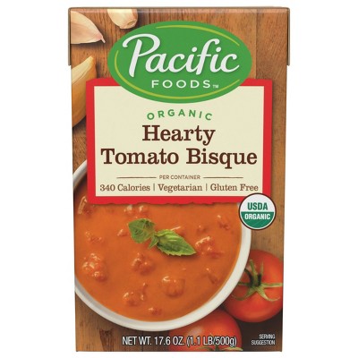 Pacific Foods Organic Gluten Free Hearty Tomato Bisque - 17.6oz