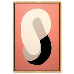 Art Remedy Ear Hoop Contemporary Shapes Abstract Wall Art Framed - 1 of 4