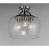 Maxim Lighting Goblet 3 - Light Semi-Flush Mount in  Black/Satin Nickel - 2 of 3