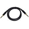 Monoprice Premier Series 1/4 Inch (TRS) Male to Male Cable Cord - 3 Feet - Black | 16AWG (Gold Plated) - 2 of 4