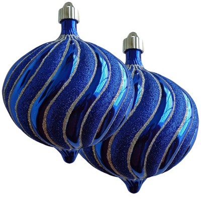 Christmas By Krebs - Plastic Shatterproof Ornament Decoration - Azure ...