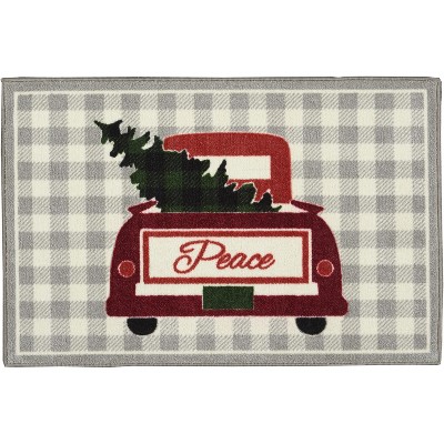 2'x3' Rectangle Floor Mat Gray - Nourison