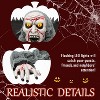Joyfy Halloween Outdoor Light-Up Zombie Groundbreaker with Creepy Sound,Halloween Decorations for Graveyard Haunted House Lawn Yard,Party Supplies - 4 of 4