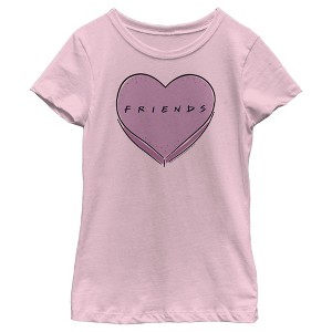Girl's Friends Candy Heart Logo T-Shirt - 1 of 4