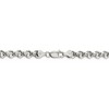 Black Bow Jewelry Men's 6.5mm, Sterling Silver, Hollow Rolo Chain Necklace - 4 of 4