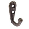 Unique Bargains Bedroom Wardrobe Clothes Coat Hat Retro Style Wall Mounted Hook Bronze Tone 6 Pcs - 4 of 4