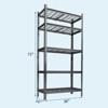 Garage Shelving Unit, 2200 LBS Heavy Duty Adjustable 5 Tier Metal Storage Shelves for Kitchen Pantry Warehouse Basement - 2 of 4