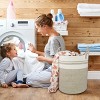 Aoibox Large Cotton Rope Laundry Hamper Woven Storage Basket Brown and White for Clothes Blankets Toys Towels Pillow Nursery - 4 of 4