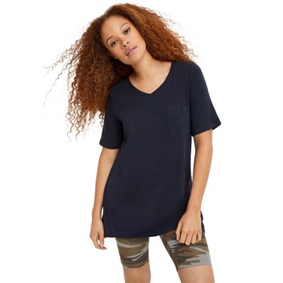 ellos Plus Size Stretch Knit Bike Shorts