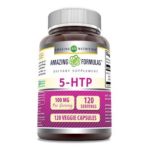 Amazing Formulas 5 HTP 100 Mg 120 Veggie Capsules - 1 of 1