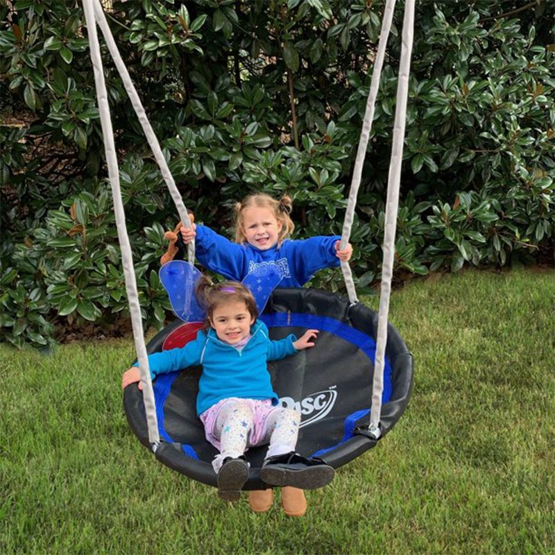 XDP Recreation Fun All Mighty Metal A-Frame Kids Swing Set with 10 Child Capacity Outdoor Backyard Home Playground with Slide and 5 Swing Types,, 5 of 7