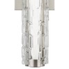 Generation Lighting Cutler 18" Satin Nickel and Rock Glass Wall Sconce - 2 of 3