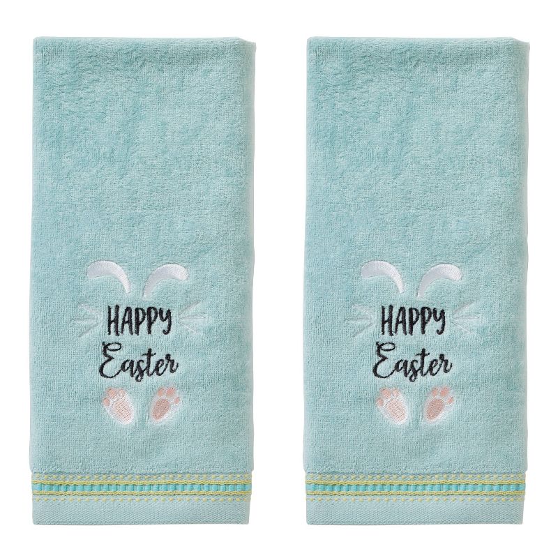 2pc Happy Easter Bunny Hand Towel Set - SKL Home, 1 of 6