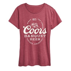 Women's - Coors - Banquet Beer Short Sleeve Graphic T-Shirt - 1 of 4