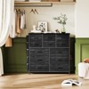 12-Drawer Bedroom Dresser with Side Pockets – Fabric Chest Organizer for Storage - 4 of 4