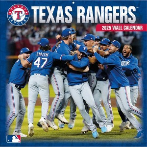 MLB Texas Rangers 2025 12"x12" Team Wall Calendar - 1 of 4
