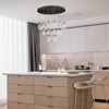 43-Lights Round Ranidrop LED Crystal Chandelier - 3 of 4