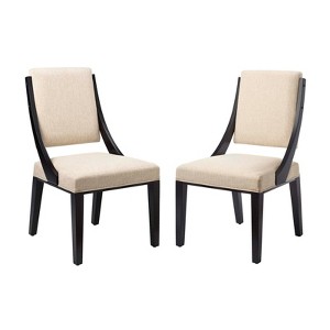 Modway Cambridge Upholstered Fabric Dining Chairs - Set of 2 - 1 of 4