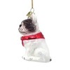 Kurt Adler Noble Gems Glass Ornament for Christmas Tree, French Bulldog - 4 of 4